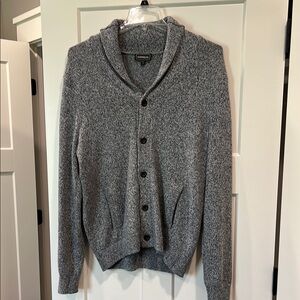 Express Gray Shawl Collar Cardigan Sweater